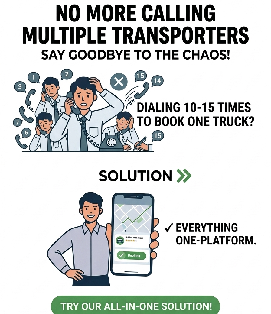 No more calling multiple transporters — pkup's all-in-one solution
